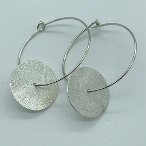 "Happy Hoops" Earrings-Silver - Piece 1: " We Need Nature" Collection