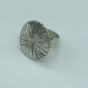 "Mushy" Ring, Precious Metal Clay 3 and Sterling Silver.