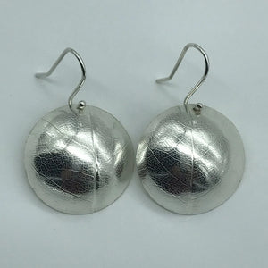 "Gentleness" Domed Silver-Earrings Piece 2: "We Need Nature" Collection