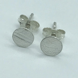 "Cyclical- 6", Stg Sil-Studs, piece 6; "We Need Nature" Collection.